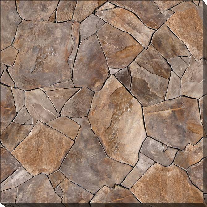 Paintings on canvas Stone wall