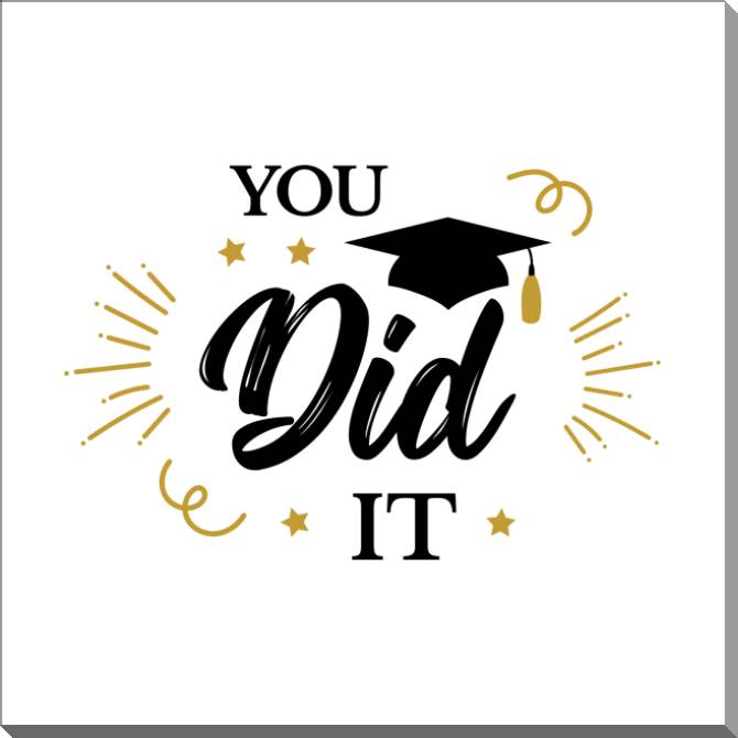 Paintings on plastic, foam cardboard You did it