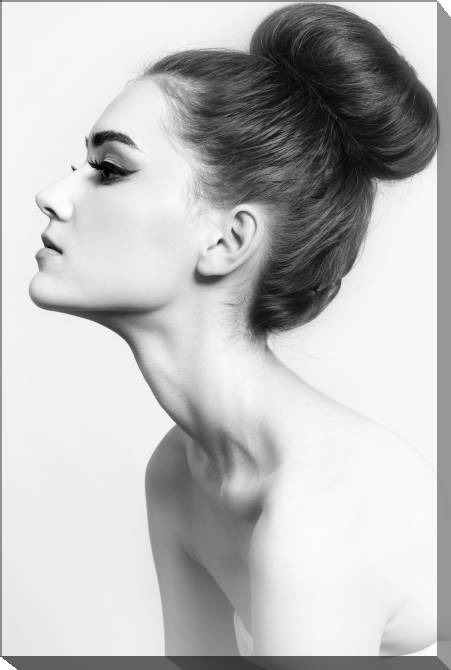 Paintings on canvas The girl with the beam