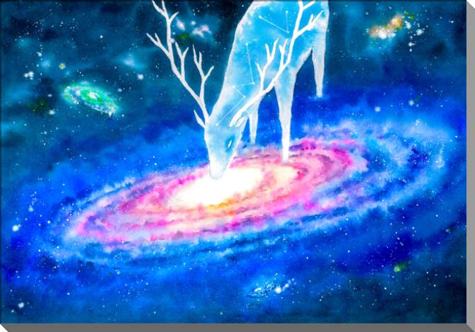 Paintings on plastic, foam cardboard A series of watercolor to небе_2