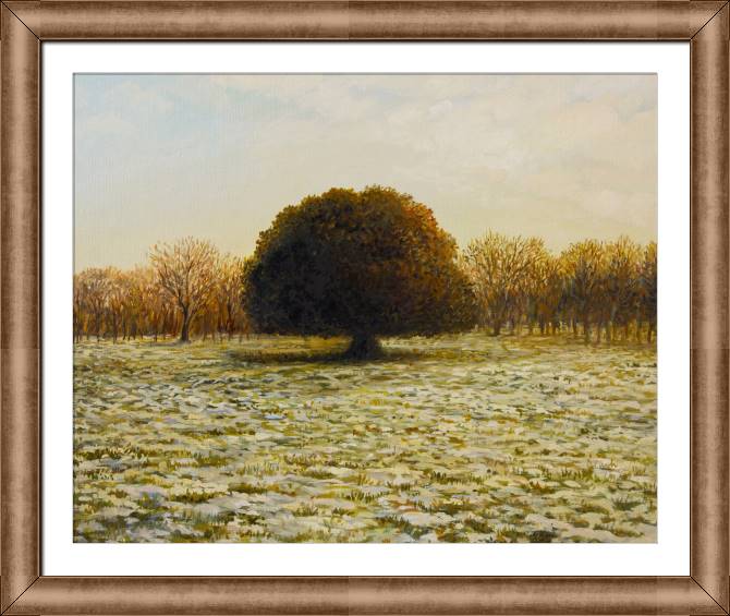 Купить и печать на заказ Картины в рамке, багете Одинокий дуб