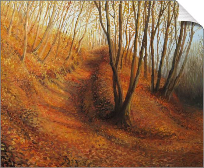 Купить и печать на заказ Картины на холсте Лесная тропа