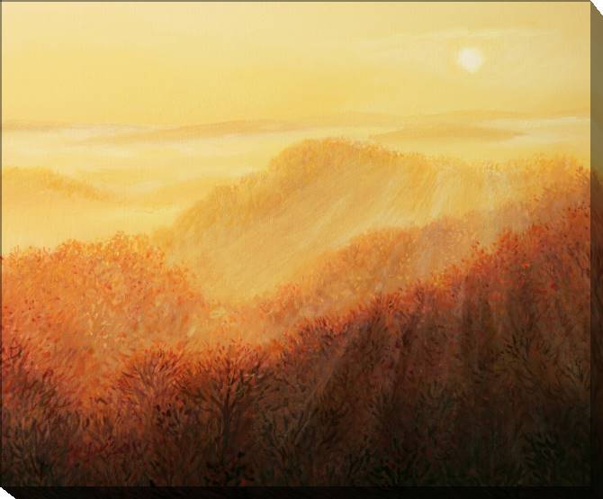 Paintings on canvas Series the landscape in warm тонах_5