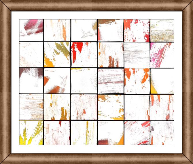 Купить и печать на заказ Картины в рамке, багете Белые бруски