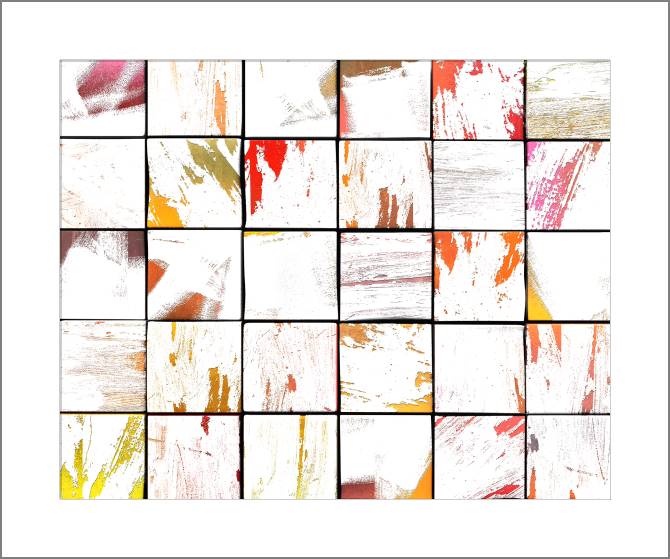 Paintings, photos from Passepartout White bars