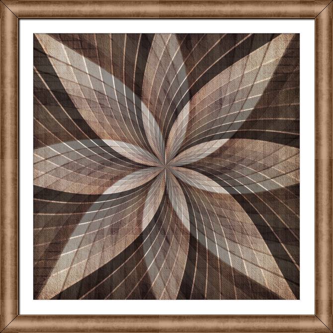 Купить и печать на заказ Картины в рамке, багете Абстракция цветок