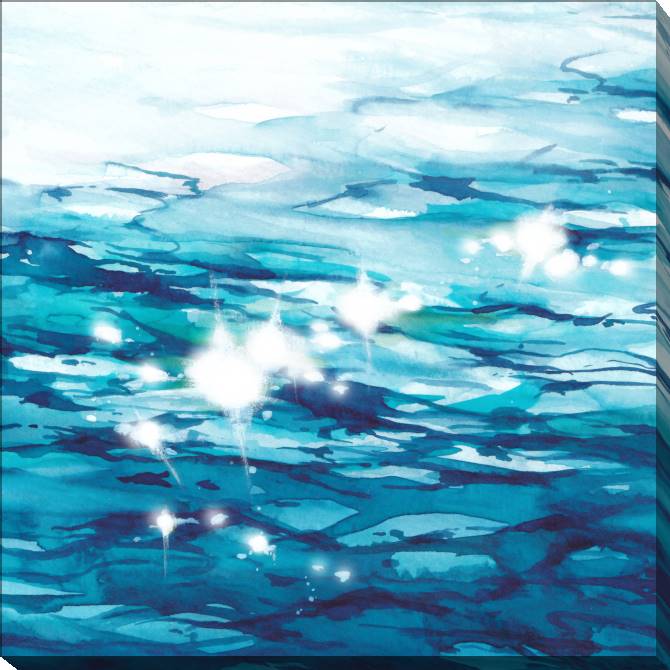 Paintings on canvas The glare on the water watercolour