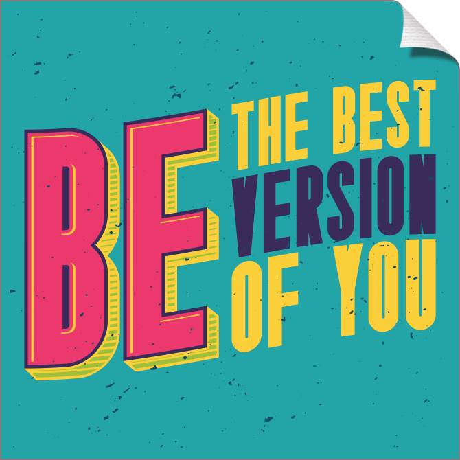 Купить и печать на заказ Картины на холсте Будь лучшей версией себя