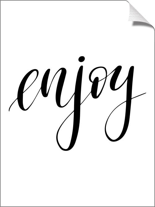 Купить и печать на заказ Картины на холсте Enjoy минимализм
