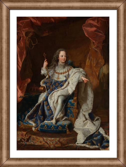 Купить и печать на заказ Картины в рамке, багете Портрет Людовика XV
