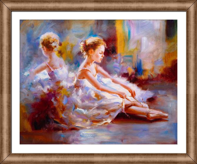 Купить и печать на заказ Картины в рамке, багете Балет