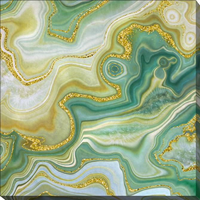 Картины на холсте Green onyx