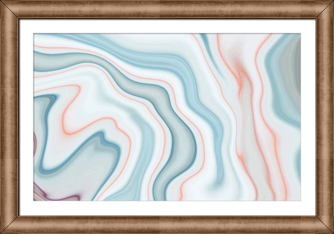 Картины в рамке, багете Blue marble texture