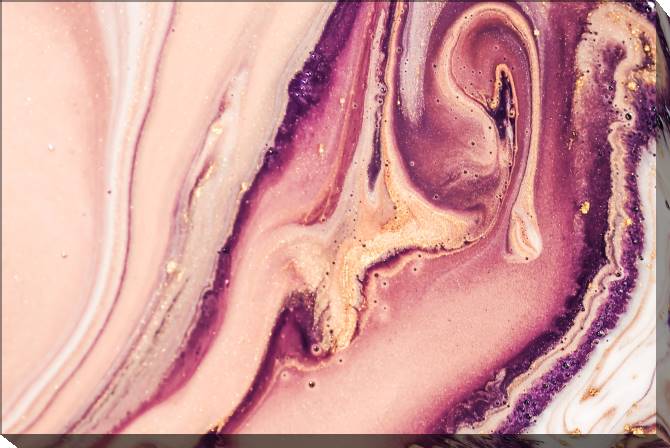 Картины на холсте Pink streaks of gold