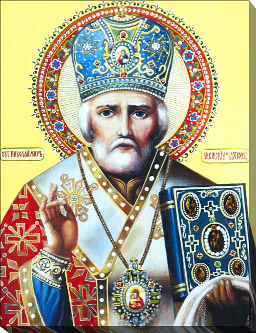 Paintings on canvas The Icon Of St. Nicholas