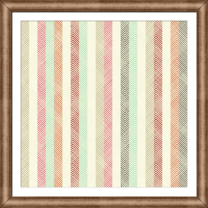 Картины в рамке, багете Patterned stripes