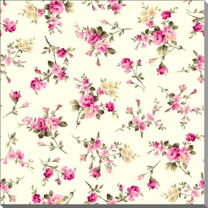 Paintings on plastic, foam cardboard The pattern of flowers on a beige