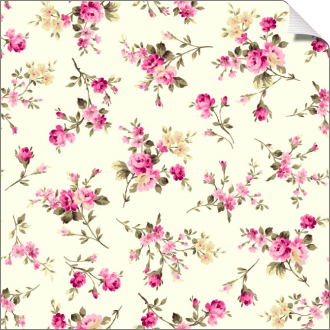 Купить и печать на заказ Картины на холсте Узор из цветов на бежевом