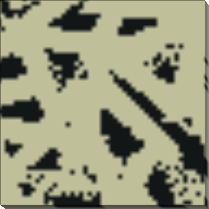 Картины на холсте The triangles of dots