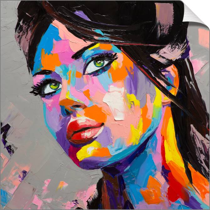 Купить и печать на заказ Картины на холсте Портрет девушки