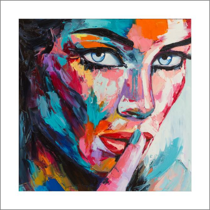 Купить и печать на заказ Картины, фото с паспарту Загадочная красота