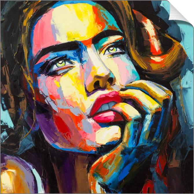 Купить и печать на заказ Картины на холсте Влюбленный взгляд