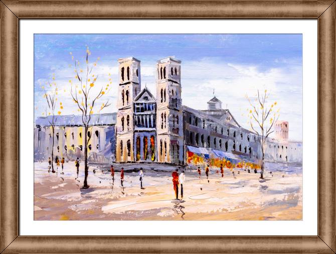 Картины в рамке, багете The series is known for места_4