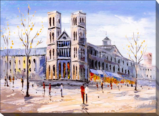 Paintings on canvas The series is known for места_4