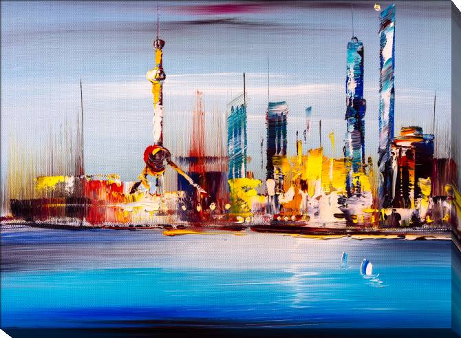 Paintings on canvas The series is known for места_6