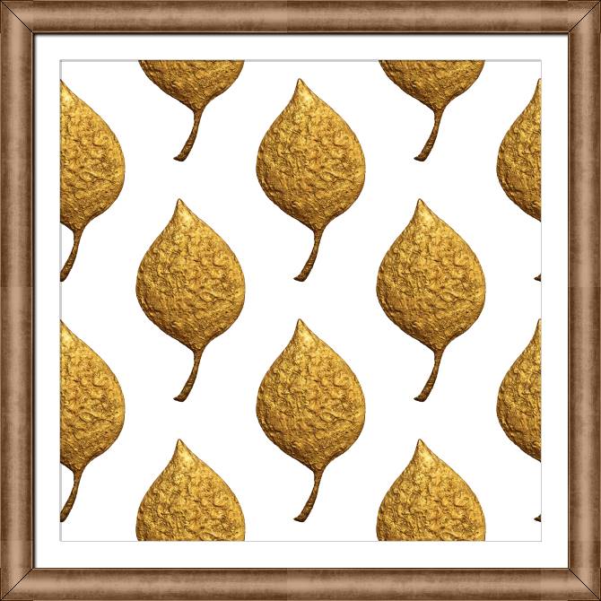 Картины в рамке, багете Series gold фрукты_1