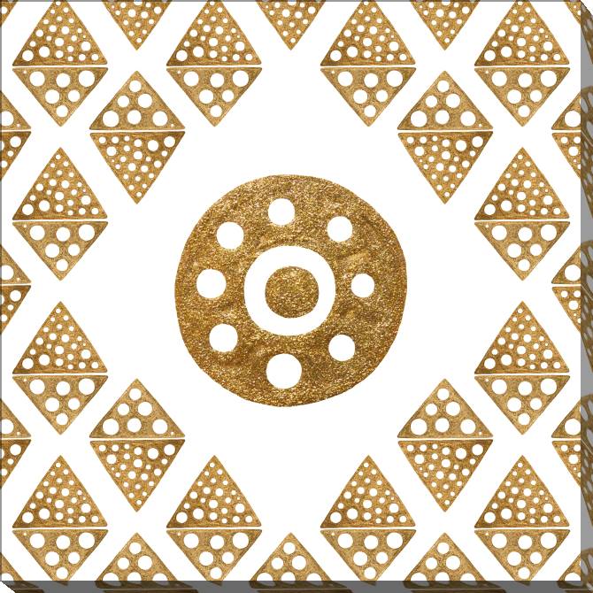 Картины на холсте Series gold фрукты_4