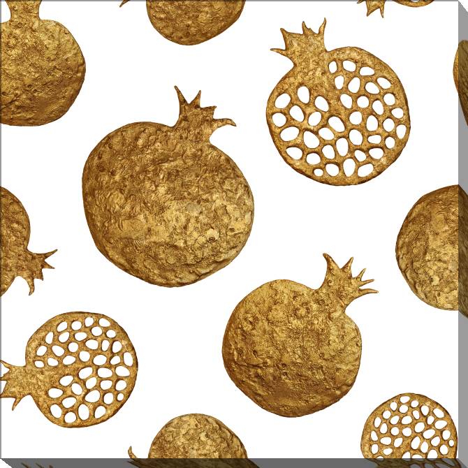 Картины на холсте Series gold фрукты_6