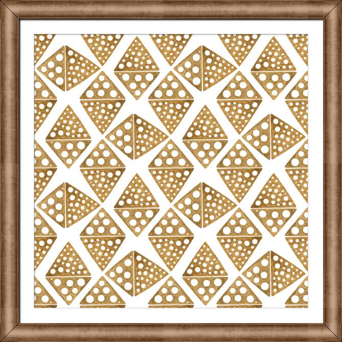 Framed and baguette paintings Series gold фрукты_7