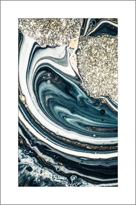 Paintings, photos from Passepartout Contrasting marble pattern