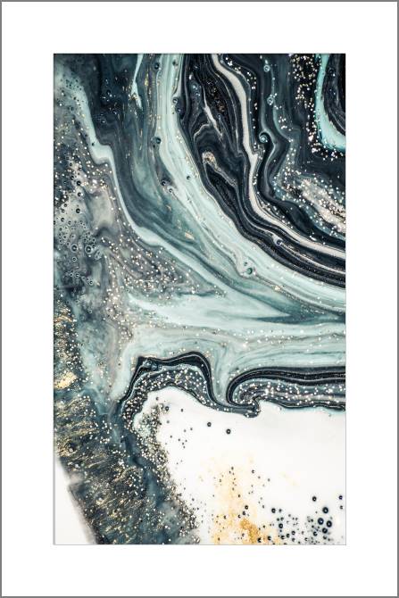 Paintings, photos from Passepartout Turquoise marble