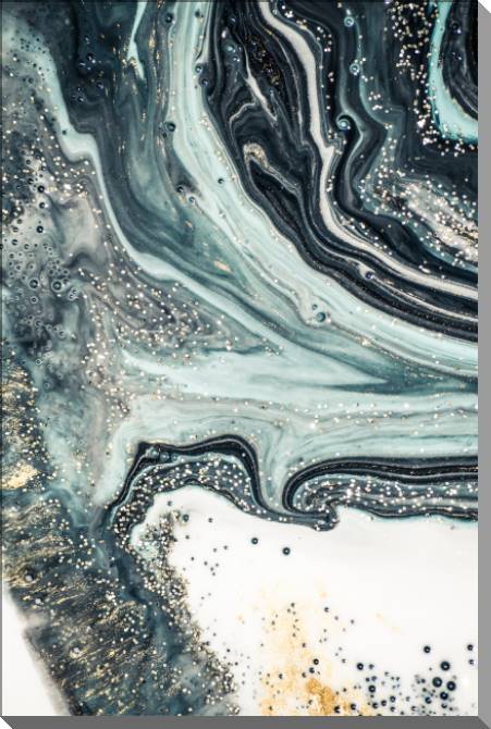 Картины на пластике, пеноркартоне Turquoise marble