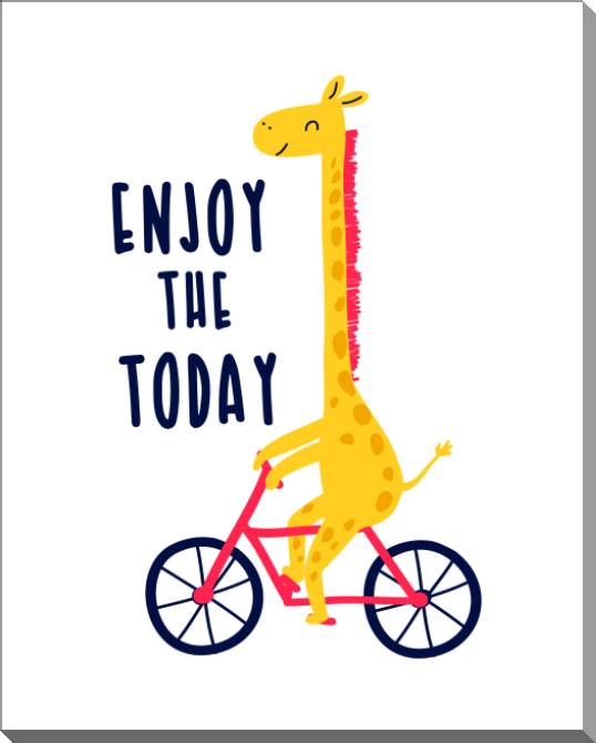 Картины на пластике, пеноркартоне Series inscription and animals hand графика_1