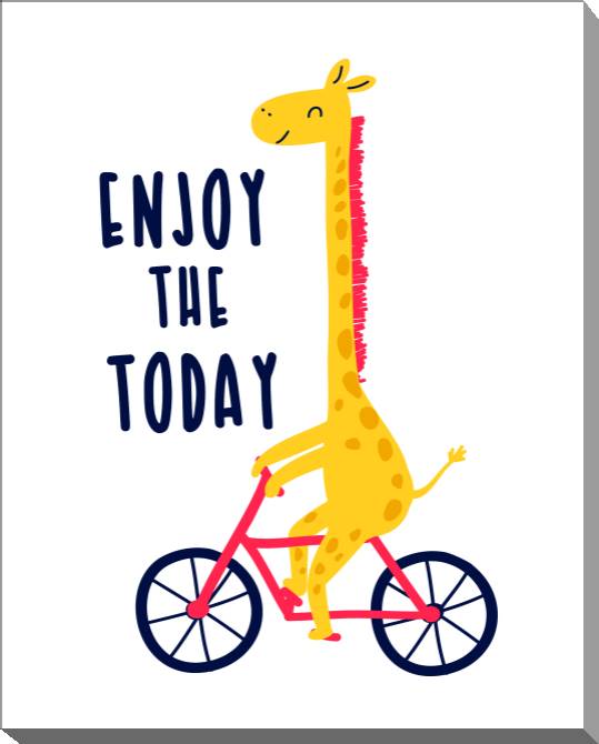 Картины на холсте Series inscription and animals hand графика_1