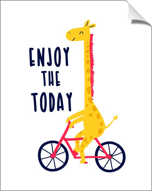 Купить и печать на заказ Картины на холсте Веселый жираф