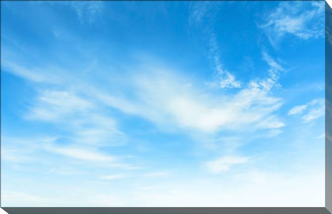Картины на холсте Blue sky with clouds