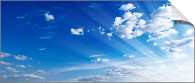 Купить и печать на заказ Картины на холсте Небо эффект акварели