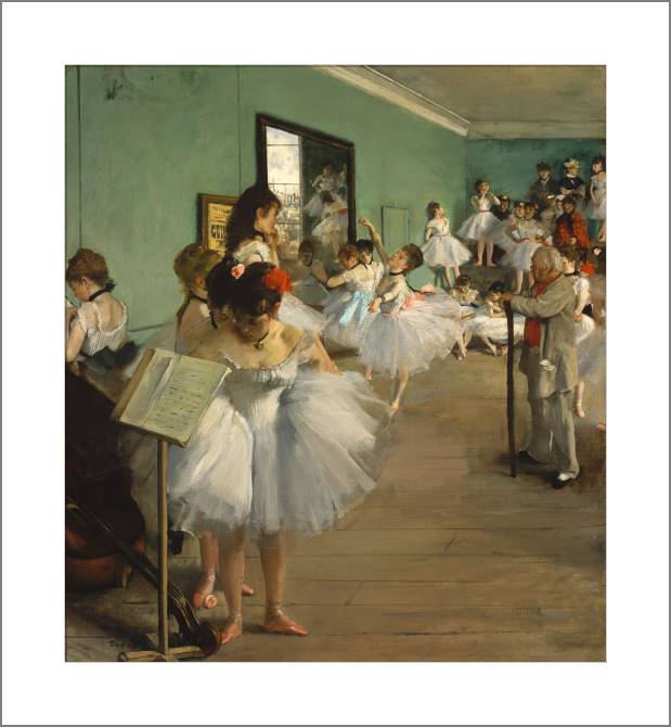 Купить и печать на заказ Картины, фото с паспарту Танцевальный класс