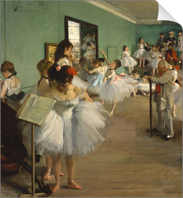 Купить и печать на заказ Картины на холсте Танцевальный класс