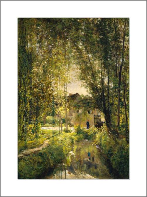 Купить и печать на заказ Картины, фото с паспарту Солнечный день