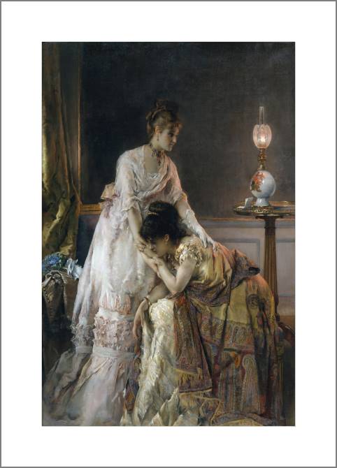 Купить и печать на заказ Картины, фото с паспарту После бала