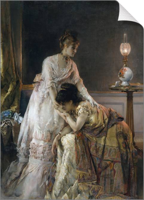 Купить и печать на заказ Картины на холсте После бала