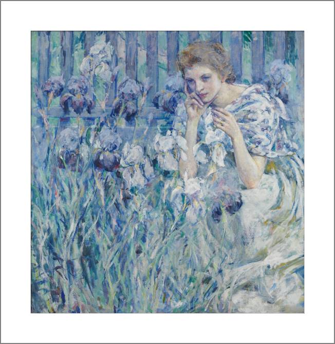 Купить и печать на заказ Картины, фото с паспарту Флер Де Лис