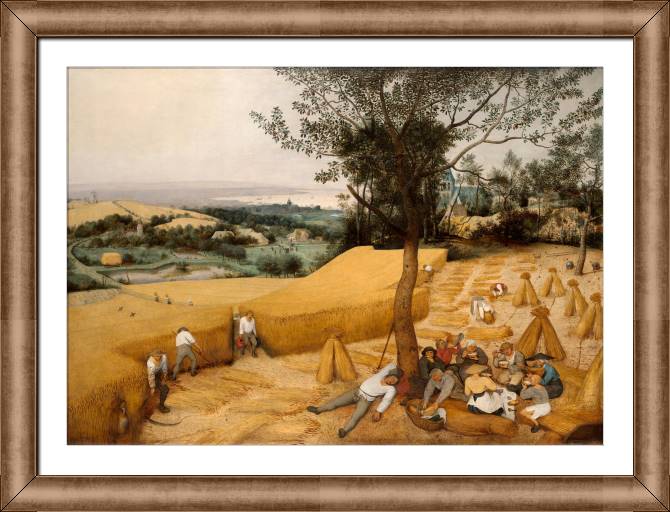 Картины в рамке, багете The Reaping (Peter Bruegel The Elder)