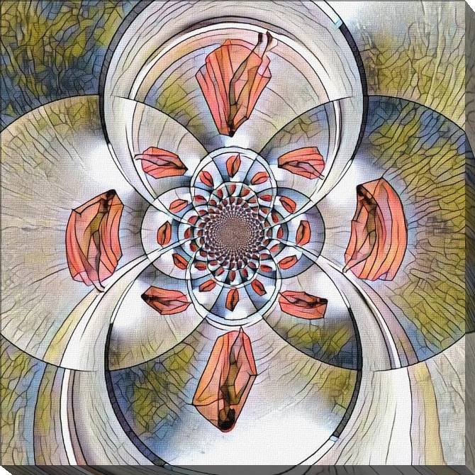 Картины на холсте Fractals with figures