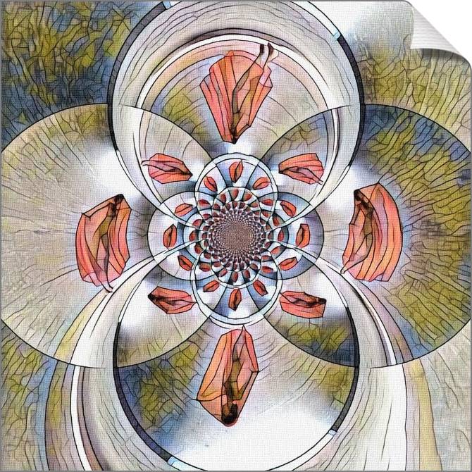 Купить и печать на заказ Картины на холсте Фракталы с фигурами